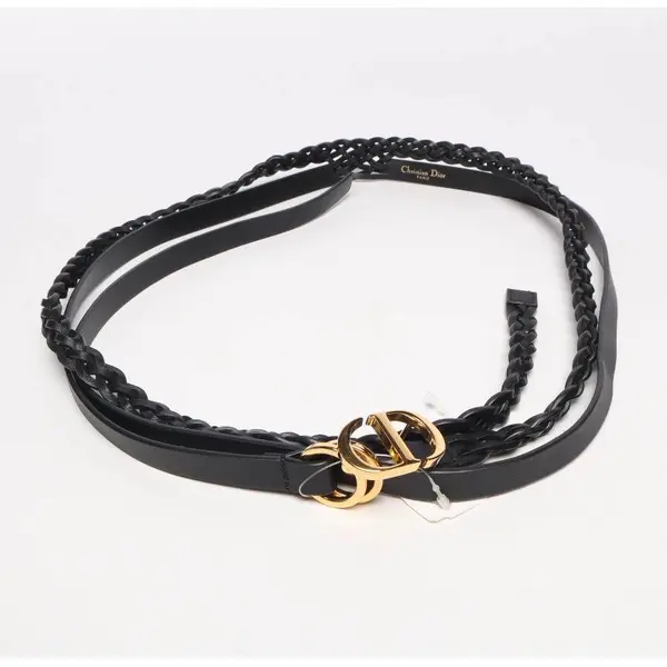 Waist Belt in Black, Leather, Dior