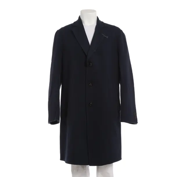 Overcoat in Blue, Wool, Boglioli