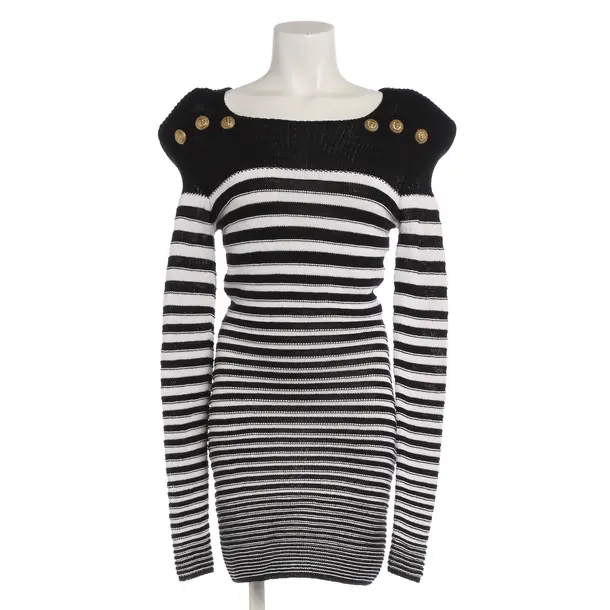 Kleid in Schwarz, Baumwolle, Balmain