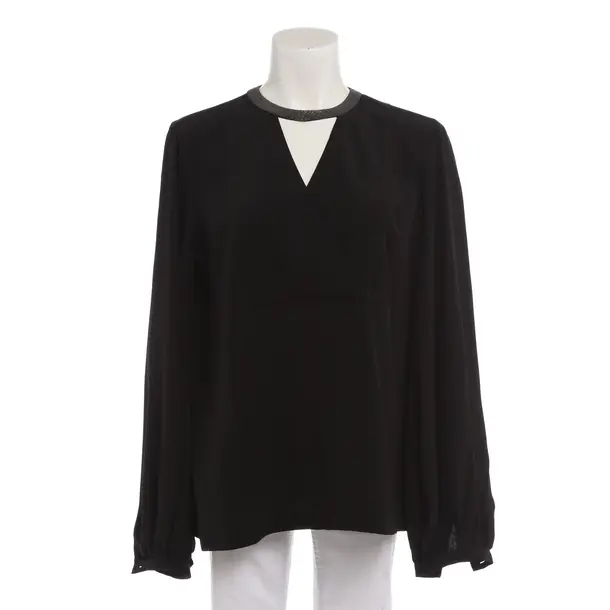 Bluse in Schwarz, Seide, Brunello Cucinelli