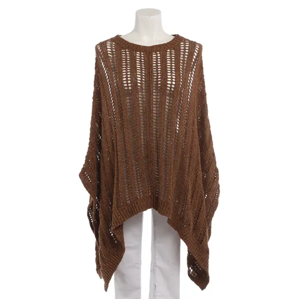 Pullover in Braun, Leinen, Brunello Cucinelli