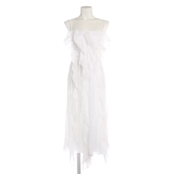 Cocktailkleid in Weiß, Ramie, Chloé