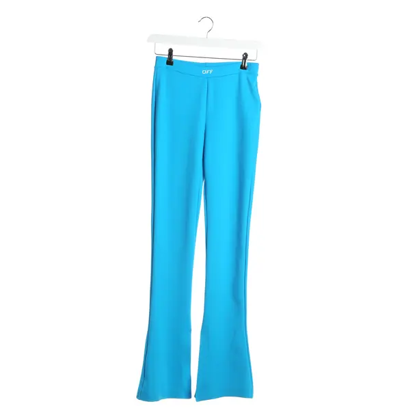 Pants in Blue, Polyimide, Off-White