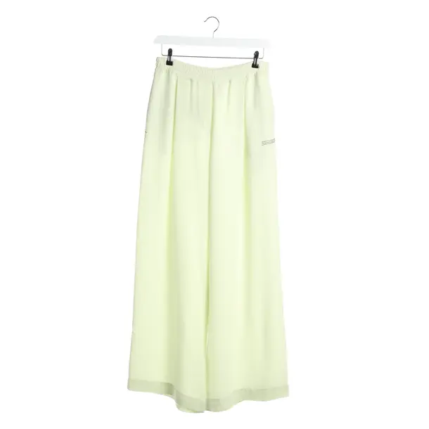 Hose, in Hellgrün, Viskose, Off-White