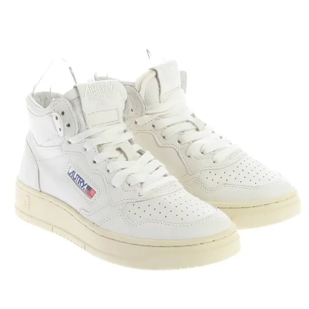 High-Top Sneakers in White, , Autry