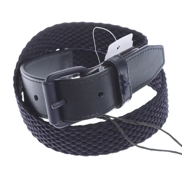Belt in Blue, Cotton, Emporio Armani