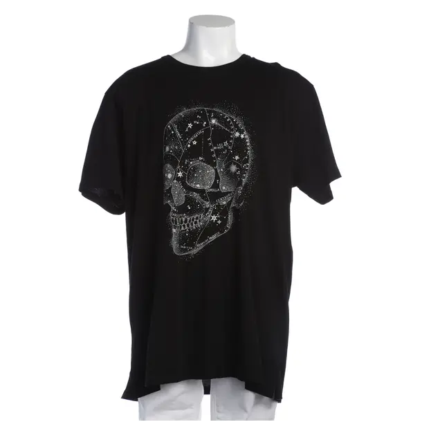 T-Shirt in Schwarz, Baumwolle, Alexander McQueen
