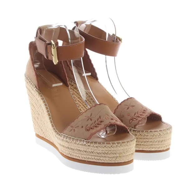 Wedges, in Light Brown, See by Chloé