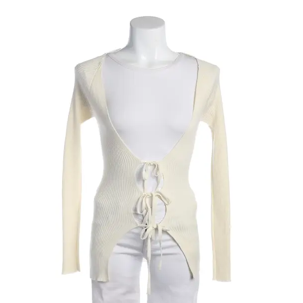 Cardigan, in Beige, Cotton, Act N°1