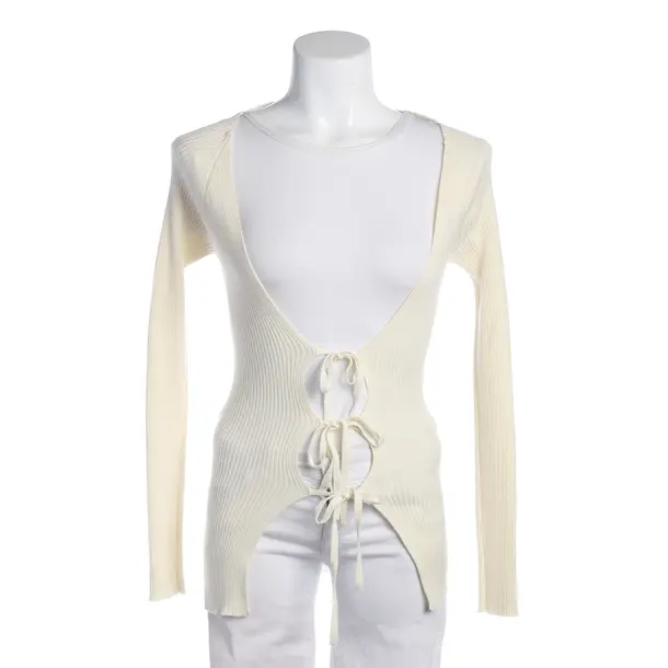 Cardigan, in Beige, Cotton, Act N°1