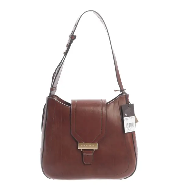 Schultertasche in Braun, Leder, The Bridge