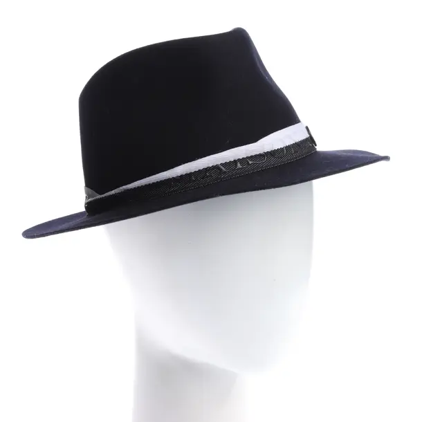 Hat in Blue, Wool, Maison Michel