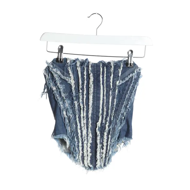 Top in Blau, Baumwolle, Act N°1