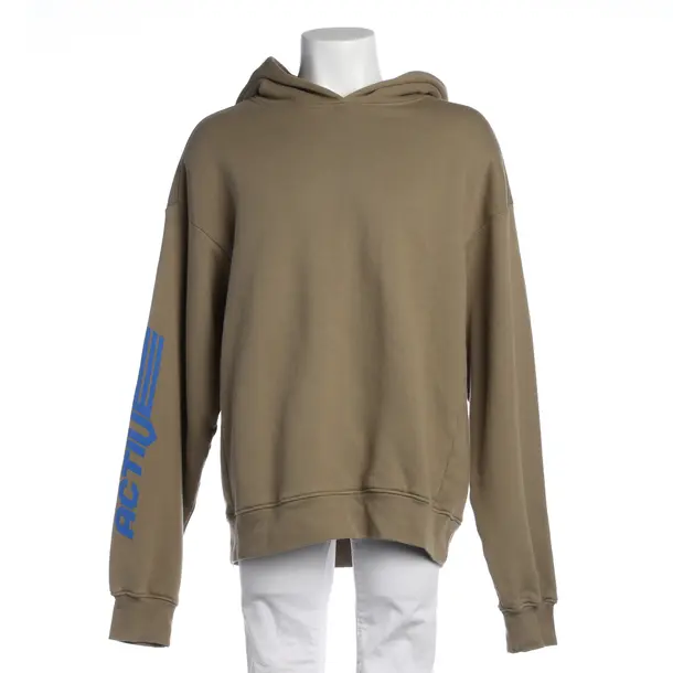 Hoodie in Green, Cotton, 7 DAYS Active