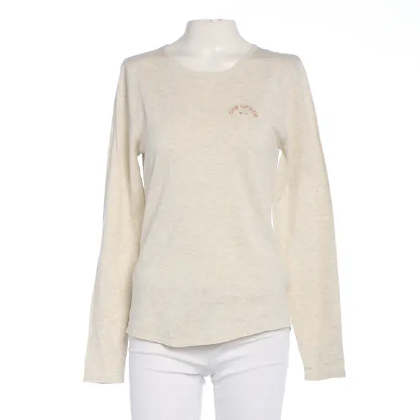 Long Sleeve Shirt in White, Cotton, The Upside
