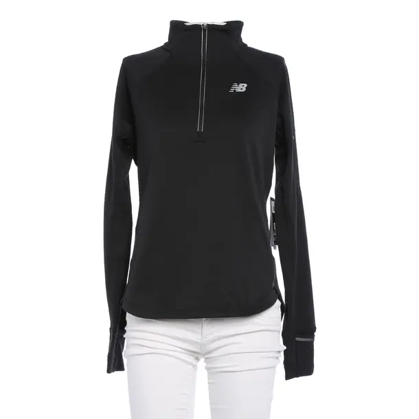 Sweatshirt in Schwarz, Polyester, New Balance