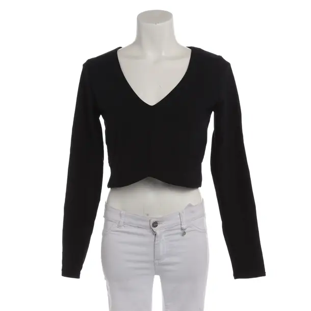 Long Sleeve Shirt in Black, Cotton, The Upside