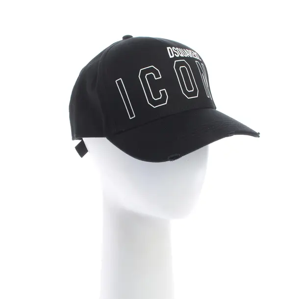 Cap in Black, Cotton, Dsquared