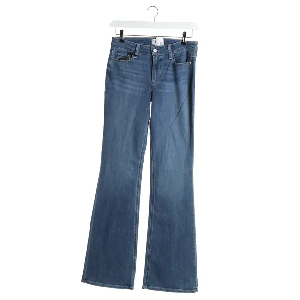 Flared Jeans, in Blue, Cotton, Paige