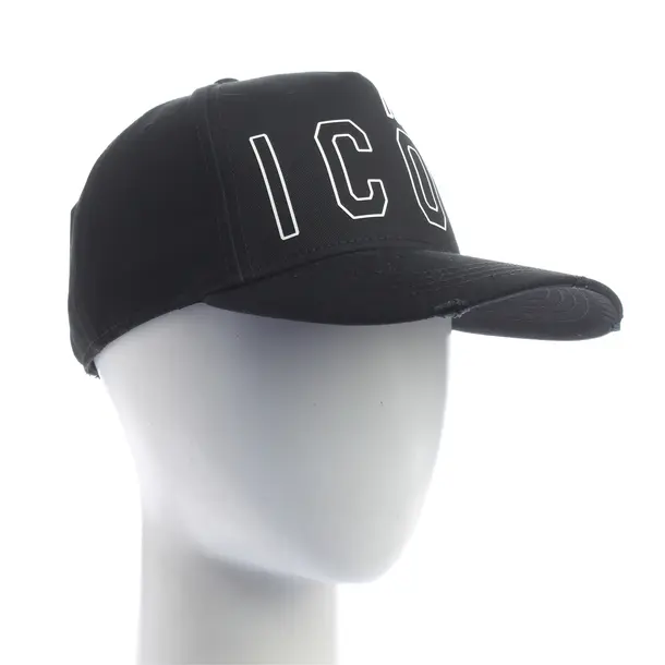 Cap in Black, Cotton, Dsquared