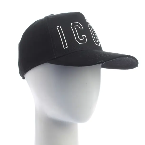 Cap in Black, Cotton, Dsquared