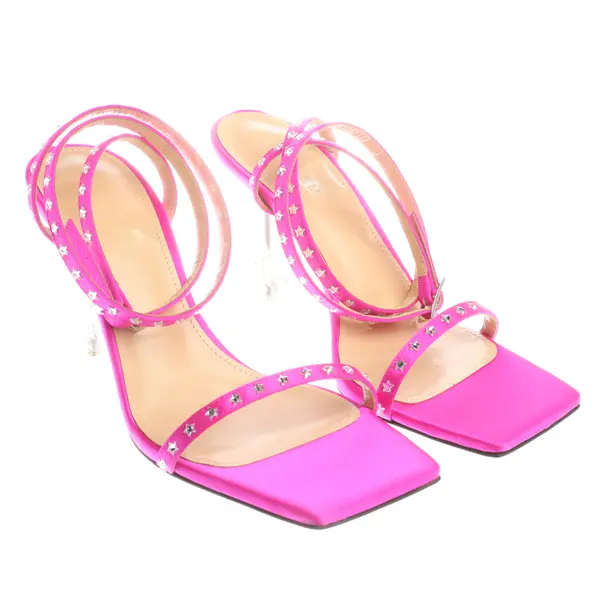 Heeled Sandals in Pink, , Mach & Mach