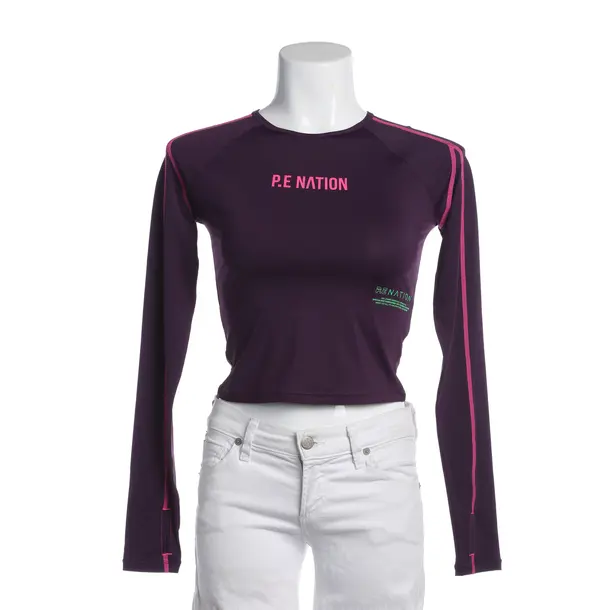 Longsleeve in Lila, Polyimid, P.E Nation