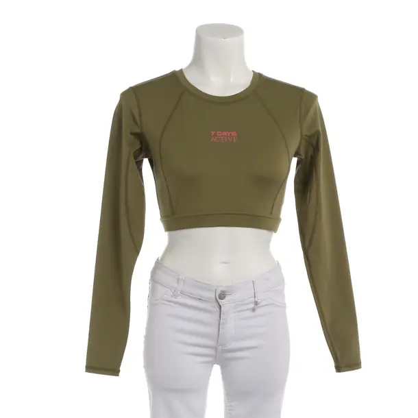 Longsleeve in Grün, Polyester, 7 DAYS Active