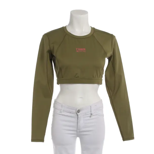 Long Sleeve Shirt in Green, Polyimide, 7 DAYS Active