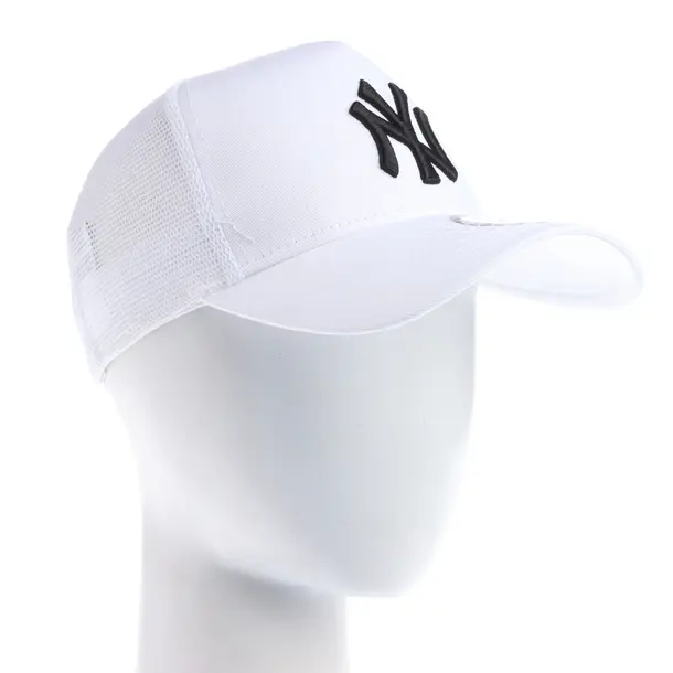 Cap in Weiß, Baumwolle, New Era