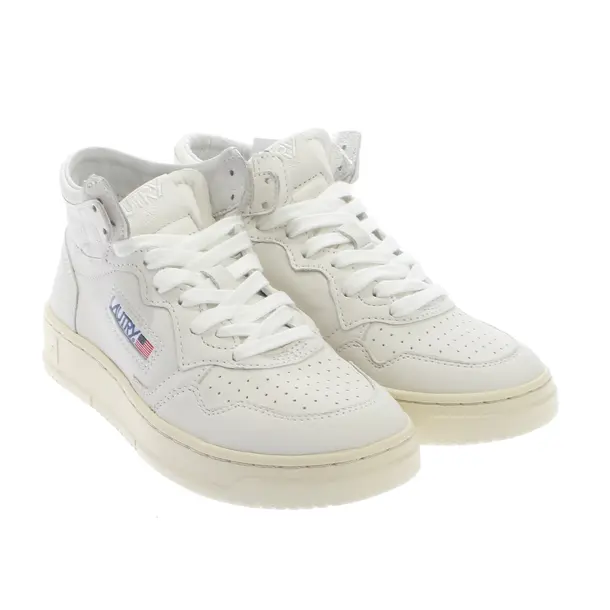 High-Top Sneakers in White, , Autry