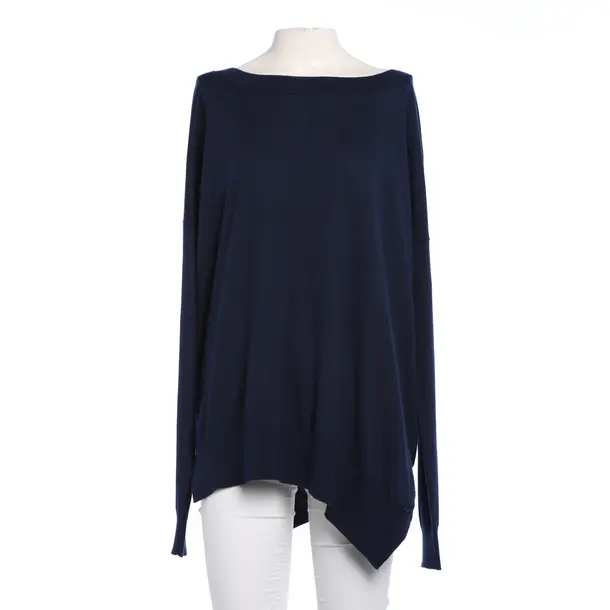 Wollpullover in Blau, Wolle, Closed