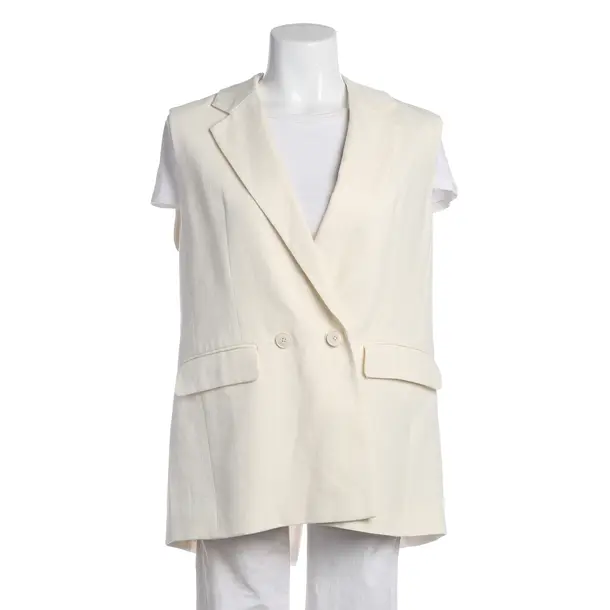 Vest in White, Linen, Drykorn