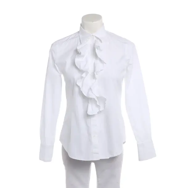 Blouse, in White, Cotton, Lauren Ralph Lauren