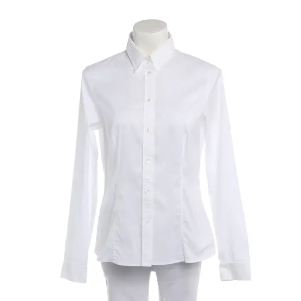 Bluse in Weiß, Baumwolle, Hugo Boss Black Label