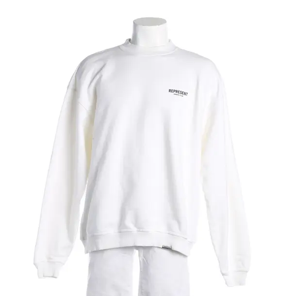 Sweatshirt, in Weiß, Baumwolle, Represent
