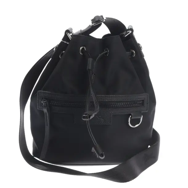 Bucket Bag, in Black, Polyester, Longchamp