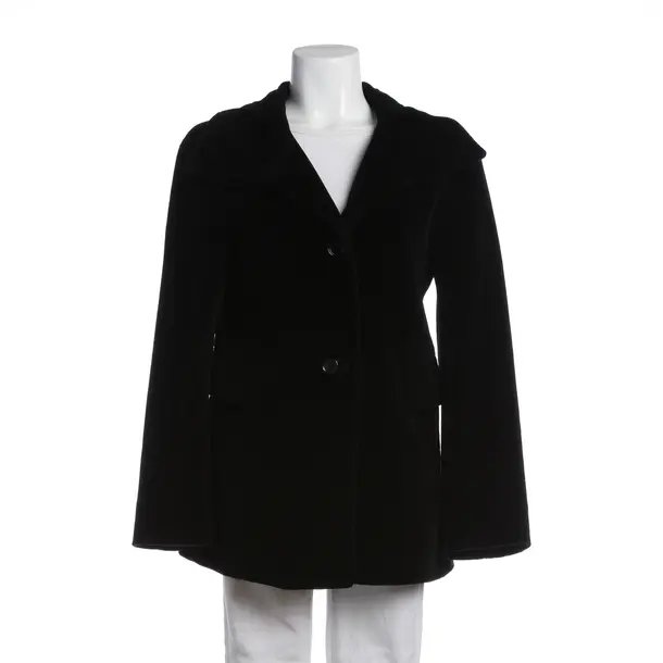 Übergangsmantel, in Schwarz, Wolle, Strenesse