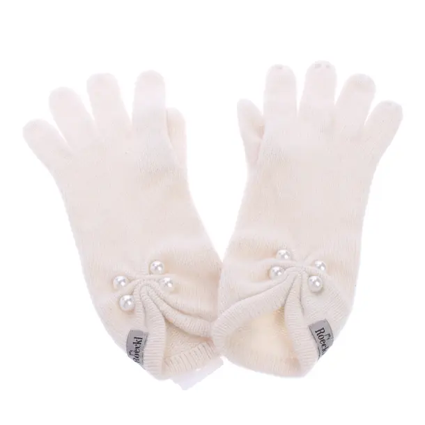 Handschuhe in Weiß, Polyimid, Roeckl