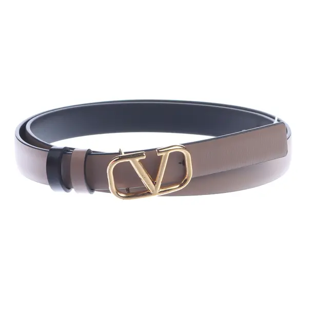 Belt, in Brown, Leather, Valentino