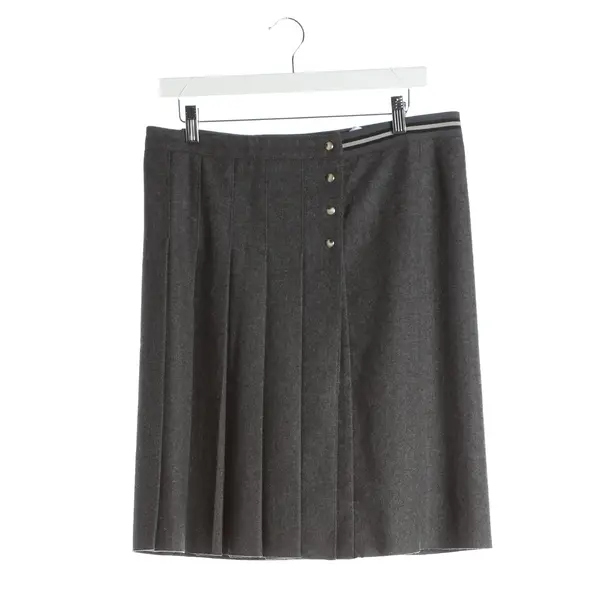 Rock in Grau, Wolle, Prada Linea Rossa