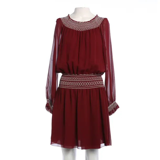 Kleid, in Bordeaux, Seide, Tory Burch