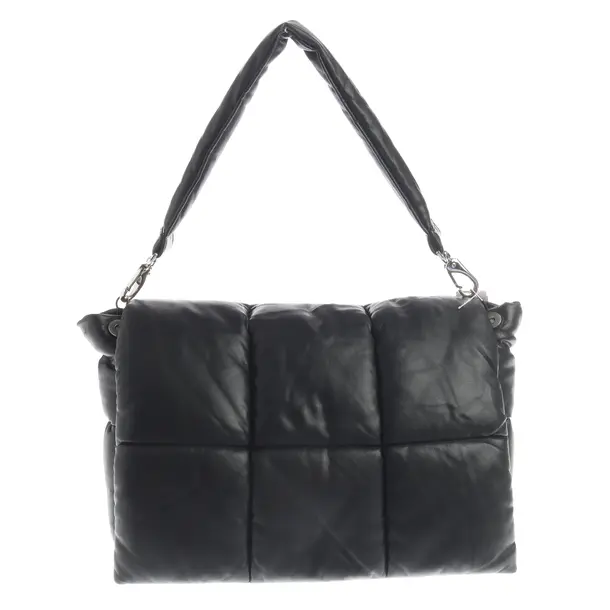 Schultertasche, in Schwarz, Polyester, Stand Studio