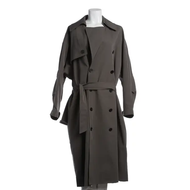 Mid-Season Coat in Gray, Polyamide, Frankie Shop