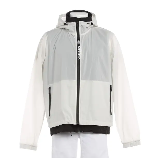 Giacca estiva, in Bianco, Poliestere, Karl Lagerfeld