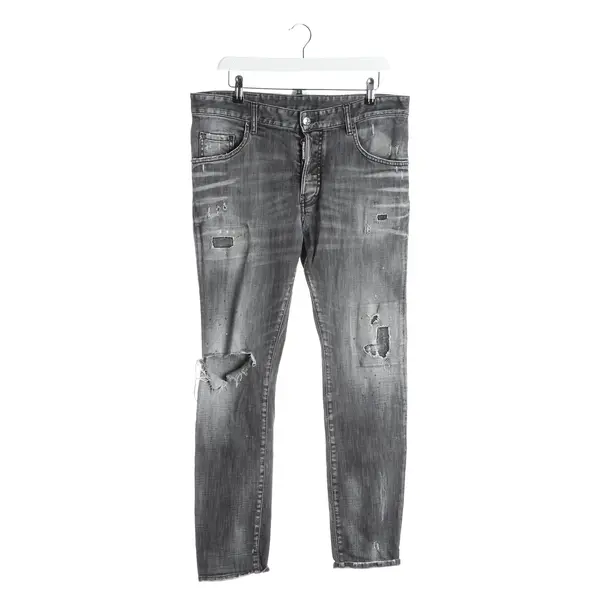 Jeans straight fit, in Grigio, Cotone, Dsquared