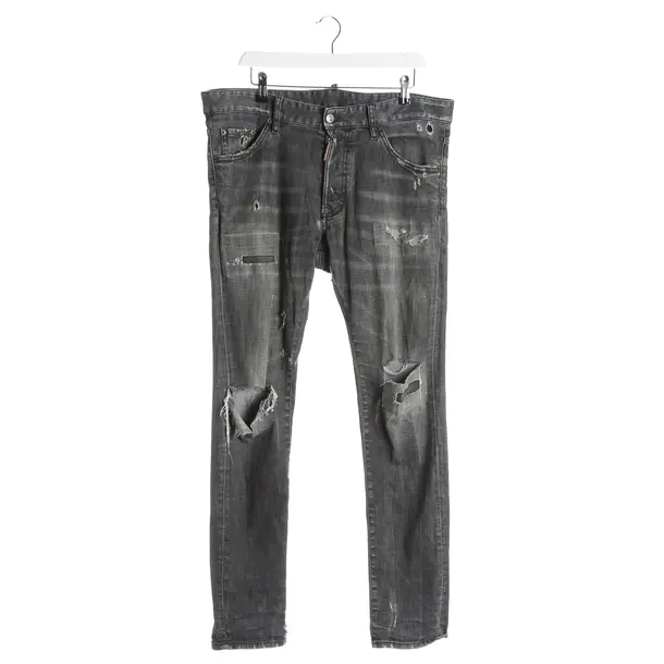 Jeans straight fit, in Grigio, Cotone, Dsquared