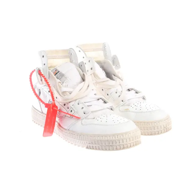 High-Top Sneakers in White, , Off-White