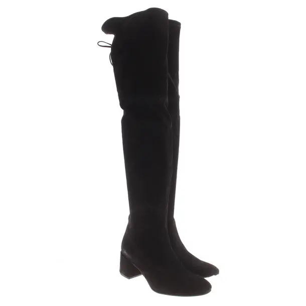 Overkneestiefel in Schwarz, , Högl