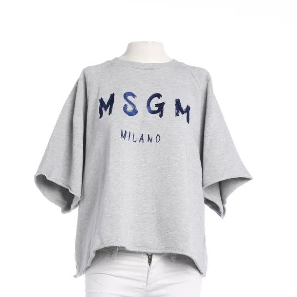 Shirt in Gray, Cotton, MSGM
